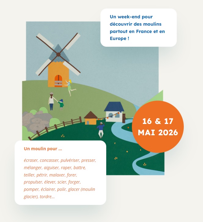 Journées Européennes des Moulins et du Patrimoine Meulier
